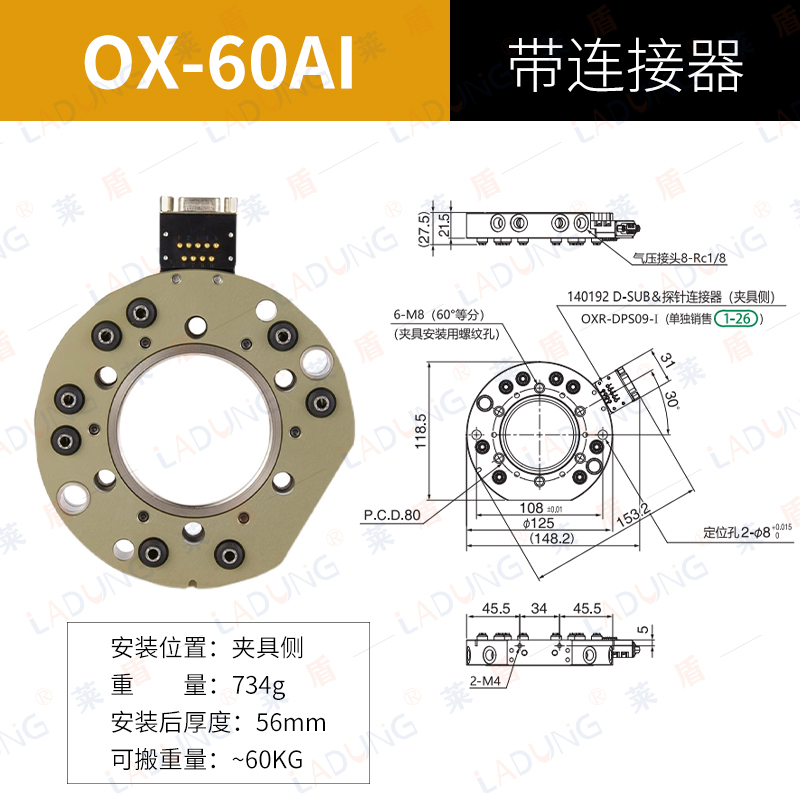 圆形自动快换OX-60AI